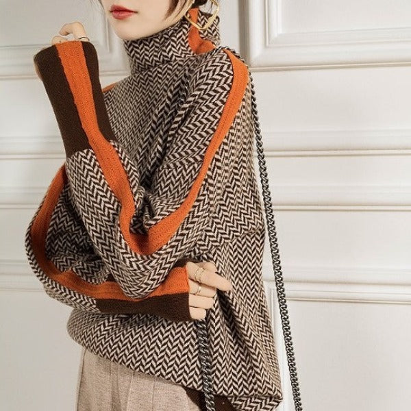 Elegant Relaxed-Fit Turtleneck | Victoria™ Modern Knitwear