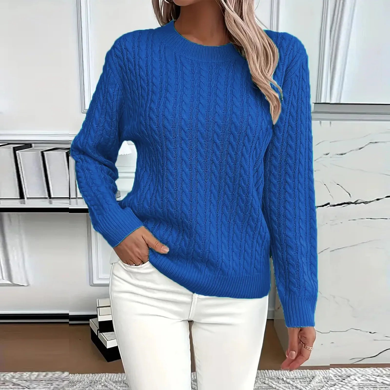 DAWN | LIGHTWEIGHT LONG-SLEEVE KNIT SWEATER