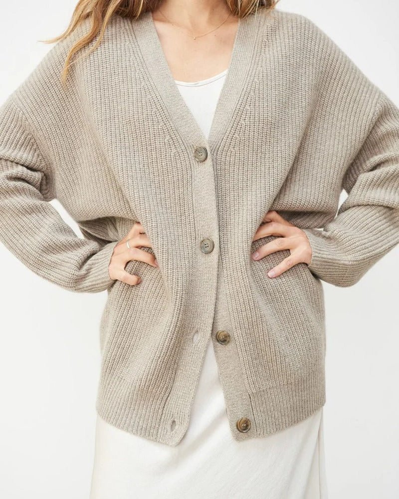 RINA | ELEGANT BREEZY BUTTONED CARDIGAN WITH TUMMY COVERAGE