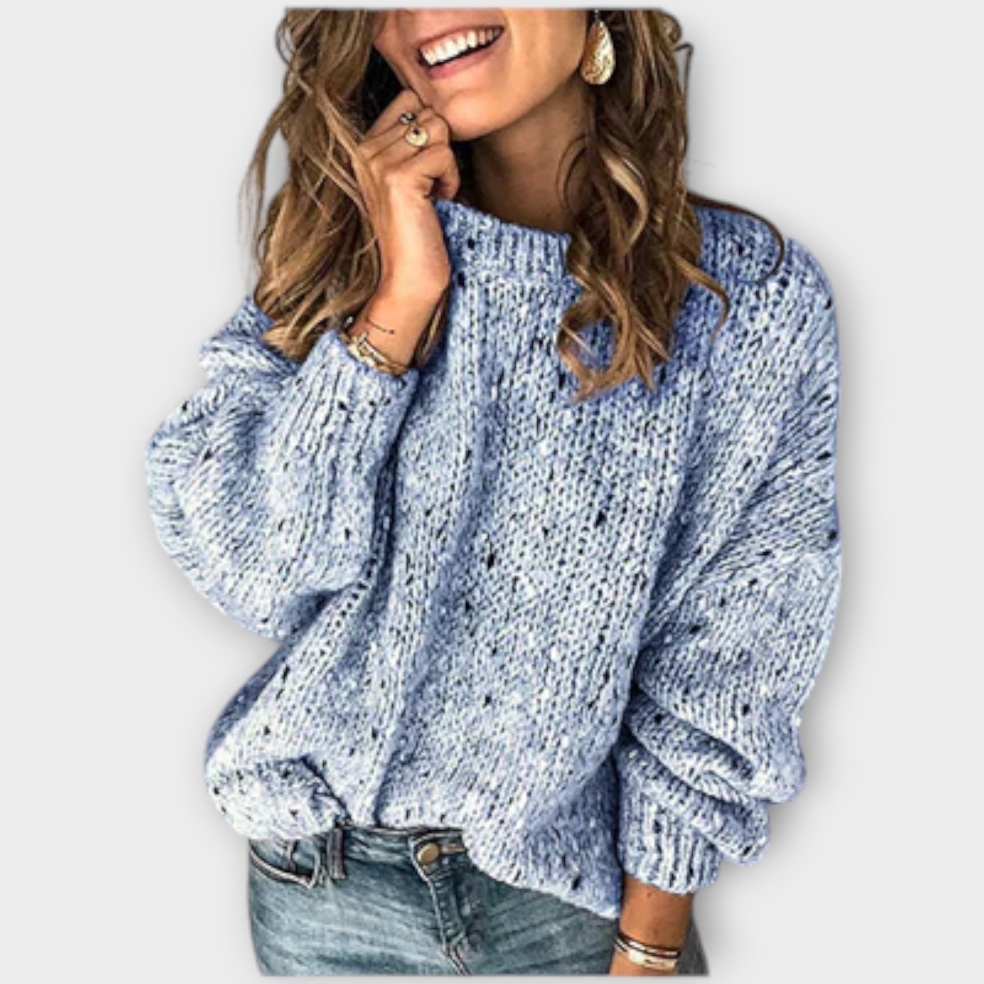 JOSEY | COZY RETRO KNIT SWEATER
