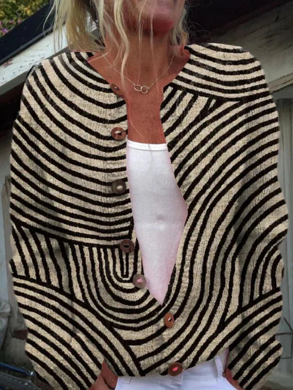 NADINE | CHIC BUTTONED CARDIGAN SWEATER