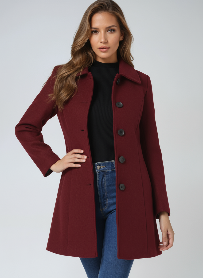 SYLVIA™ | WOMEN’S SINGLE BREASTED WINTER TRENCH COAT