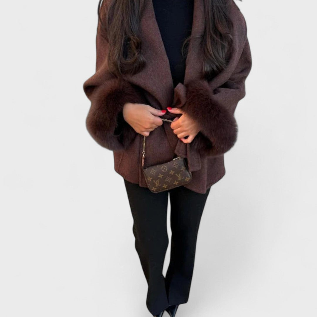 VERENA | ELEGANT WARM COAT WITH TUMMY COVERAGE