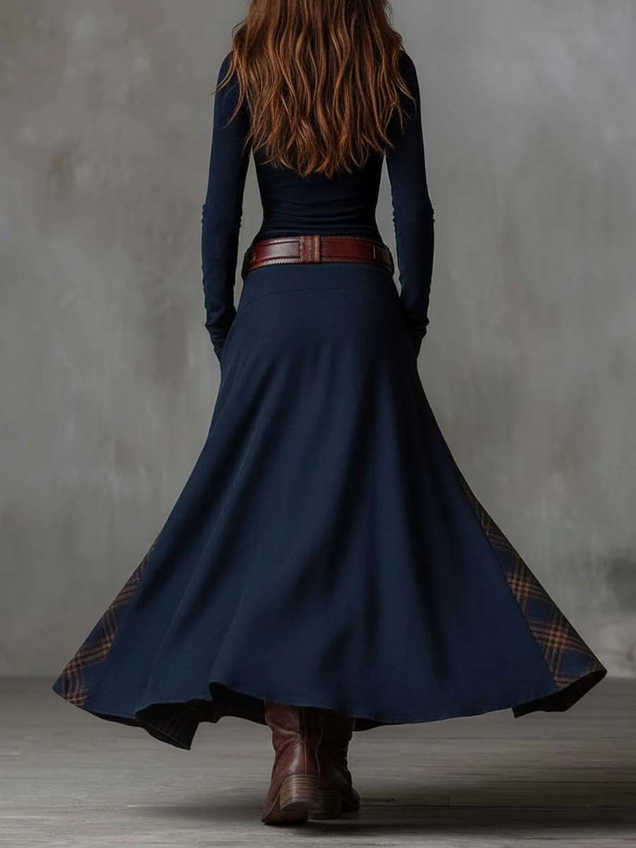 Rose Suede | Look Maxi Dress with Belt