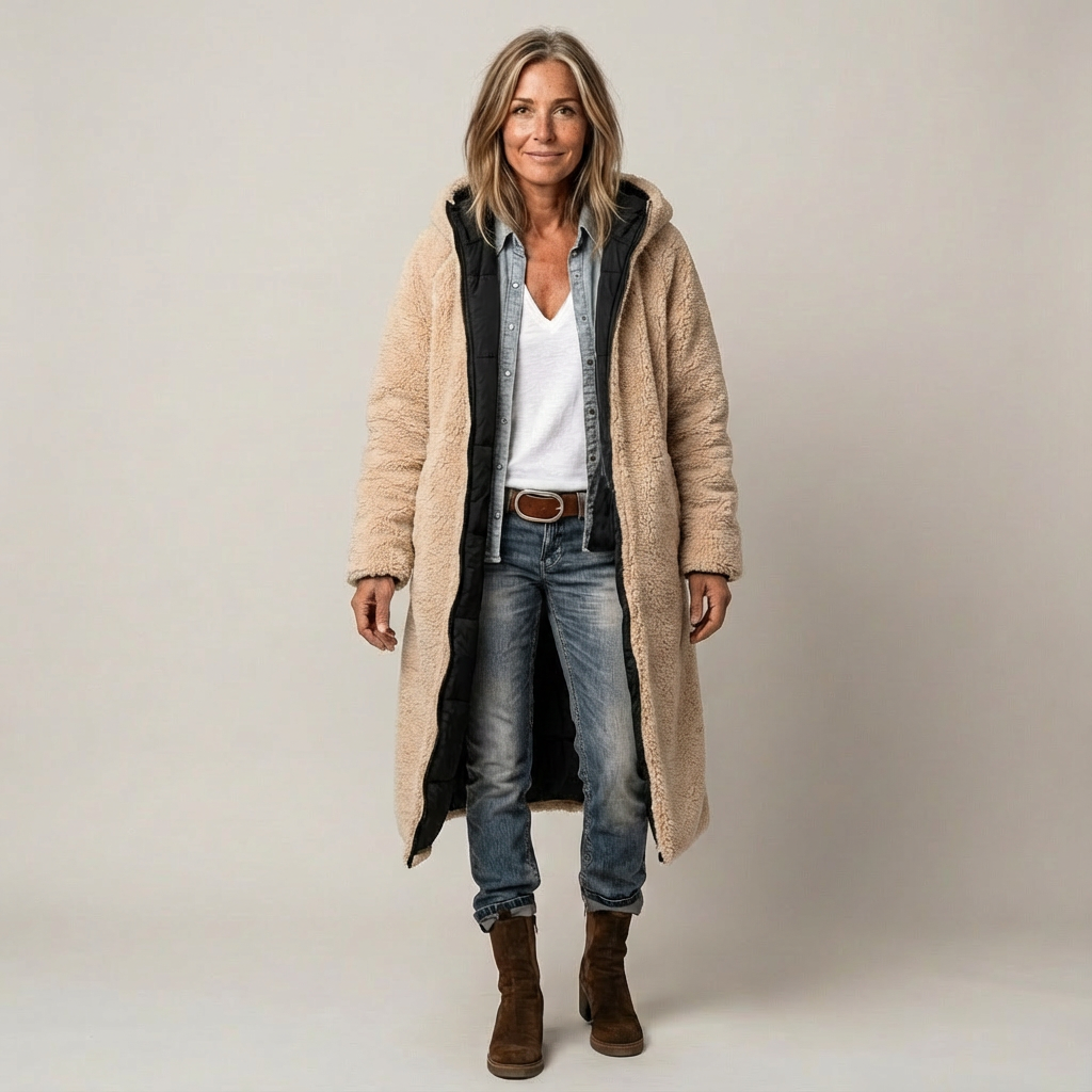 AMELIA | REVERSIBLE ELEGANT LONG COAT