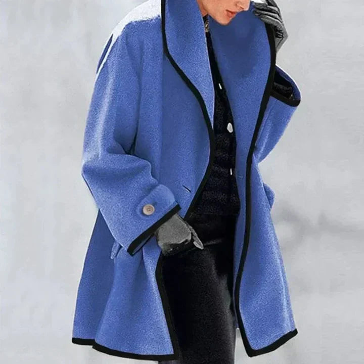 MOIRA | STYLISH DOUBLE-BREASTED WOOL COAT