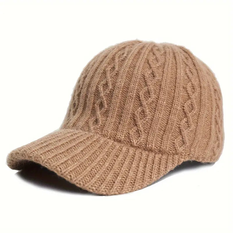 Knitted Baseball Cap | Casual Everyday Comfort