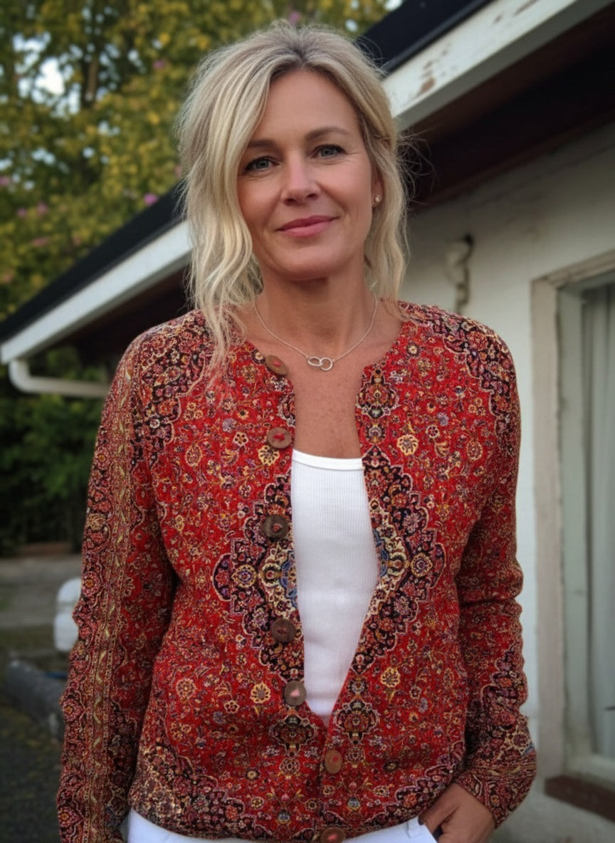 CLAIRE | VINTAGE ART COSY LONG SLEEVE SWEATER