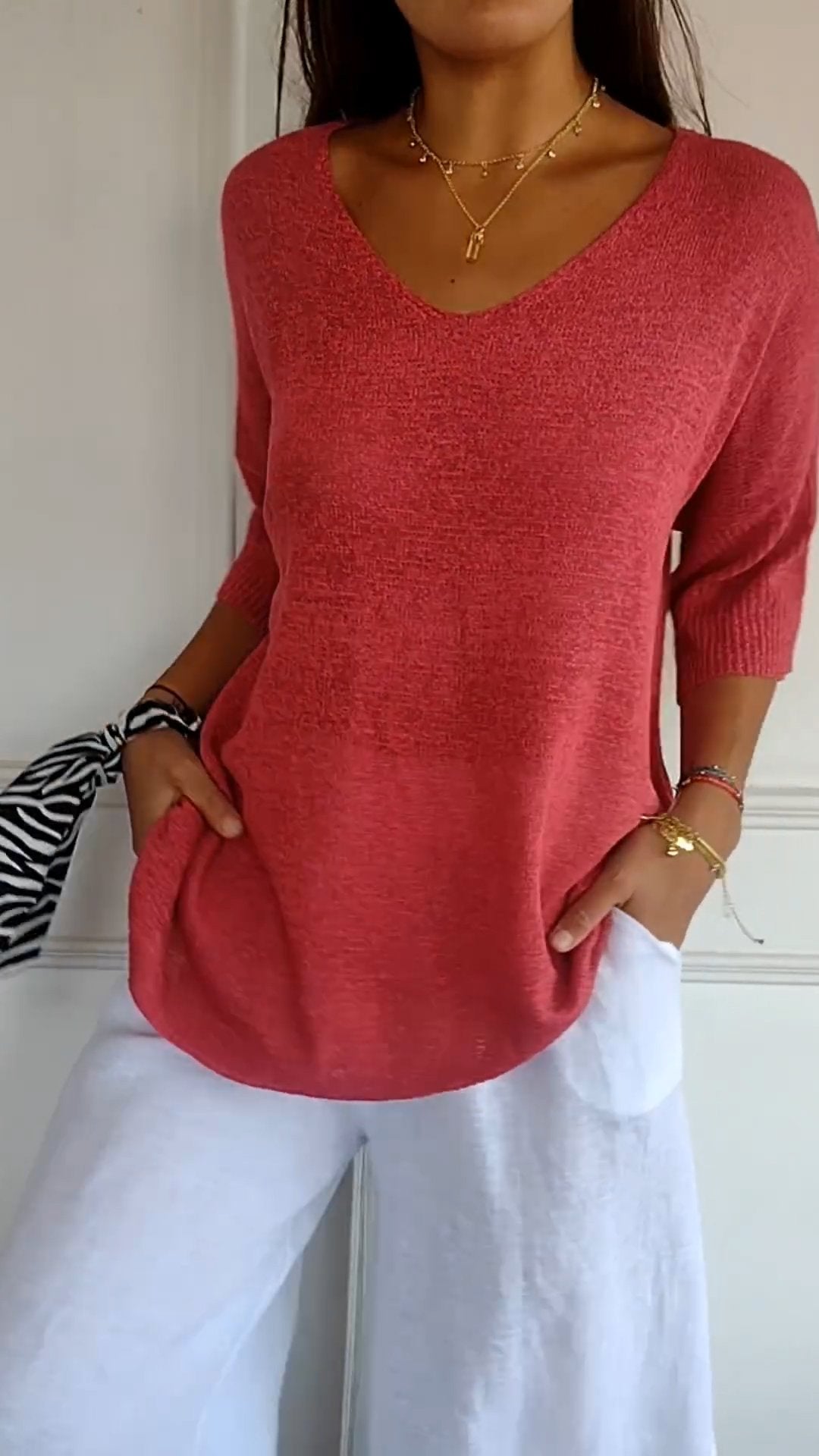 ROSA | ELEGANT KNIT TOP FOR WOMEN