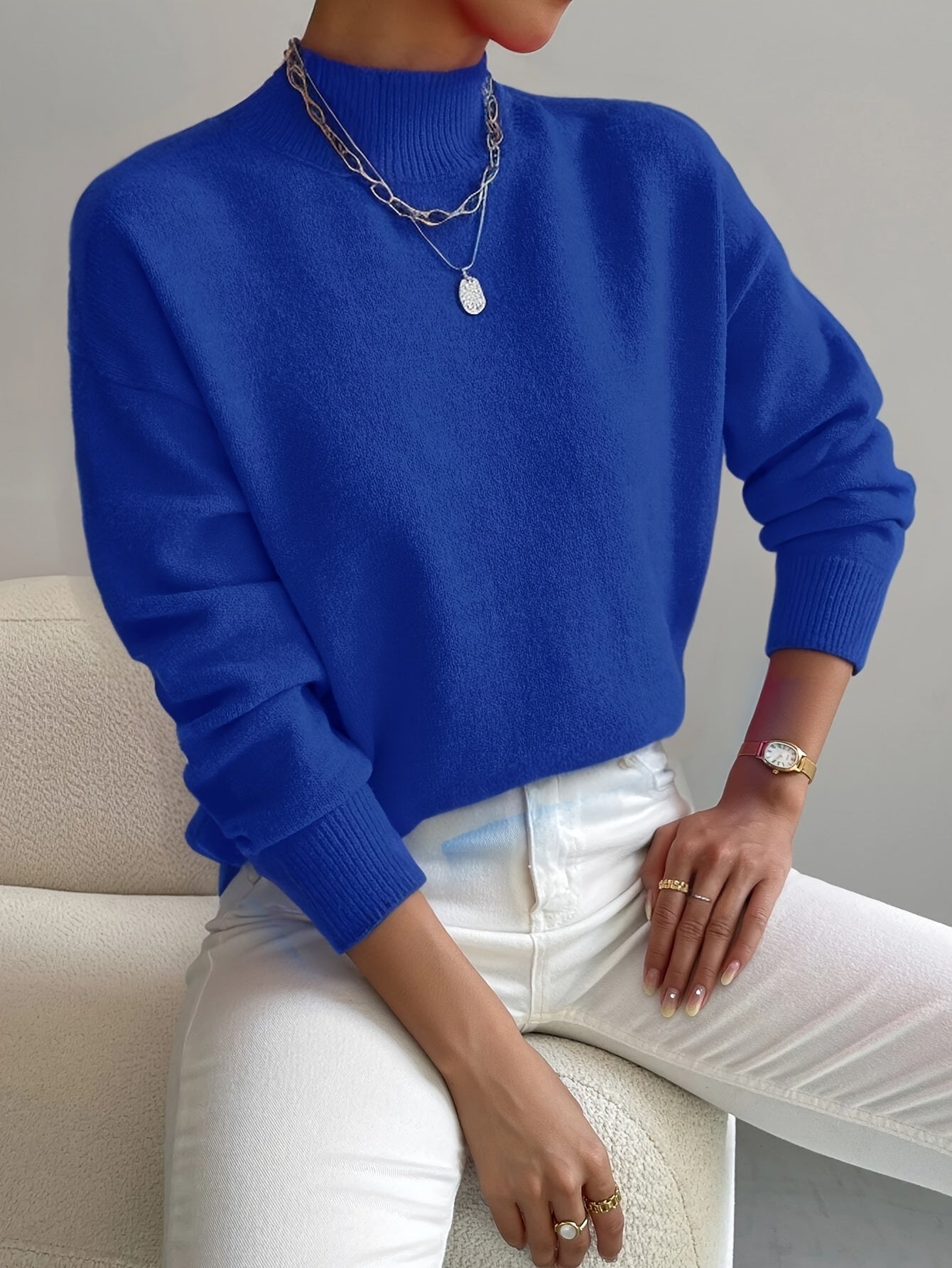 MARIA | LUXURIOUS ELEGANT TURTLENECK SWEATER