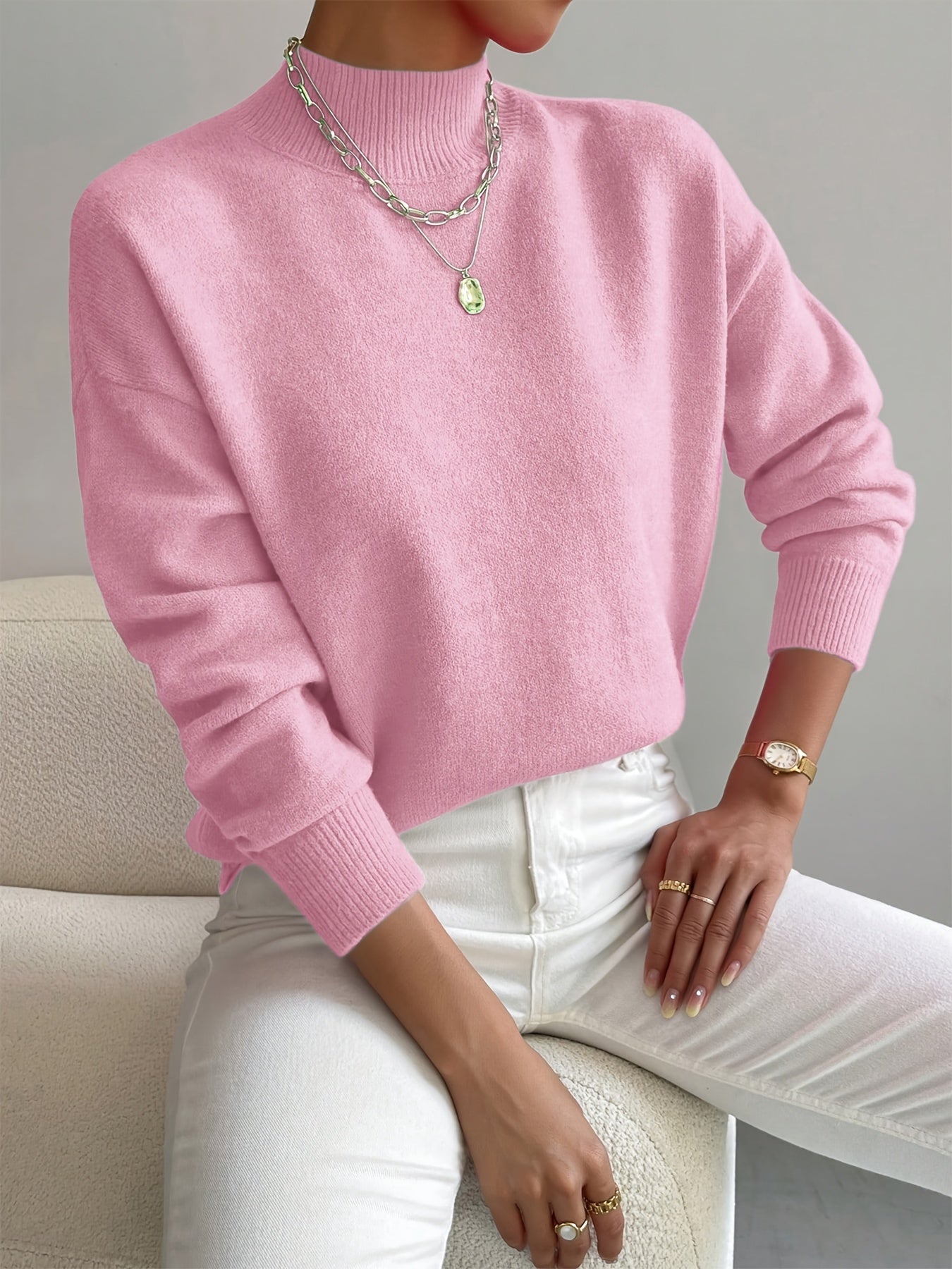 MARIA | LUXURIOUS ELEGANT TURTLENECK SWEATER