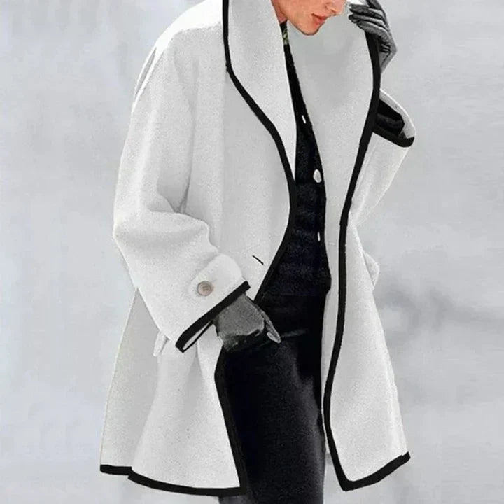 MOIRA | STYLISH DOUBLE-BREASTED WOOL COAT